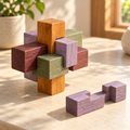 Crossroads Interlocking Puzzle — AI-generated illustrative scene